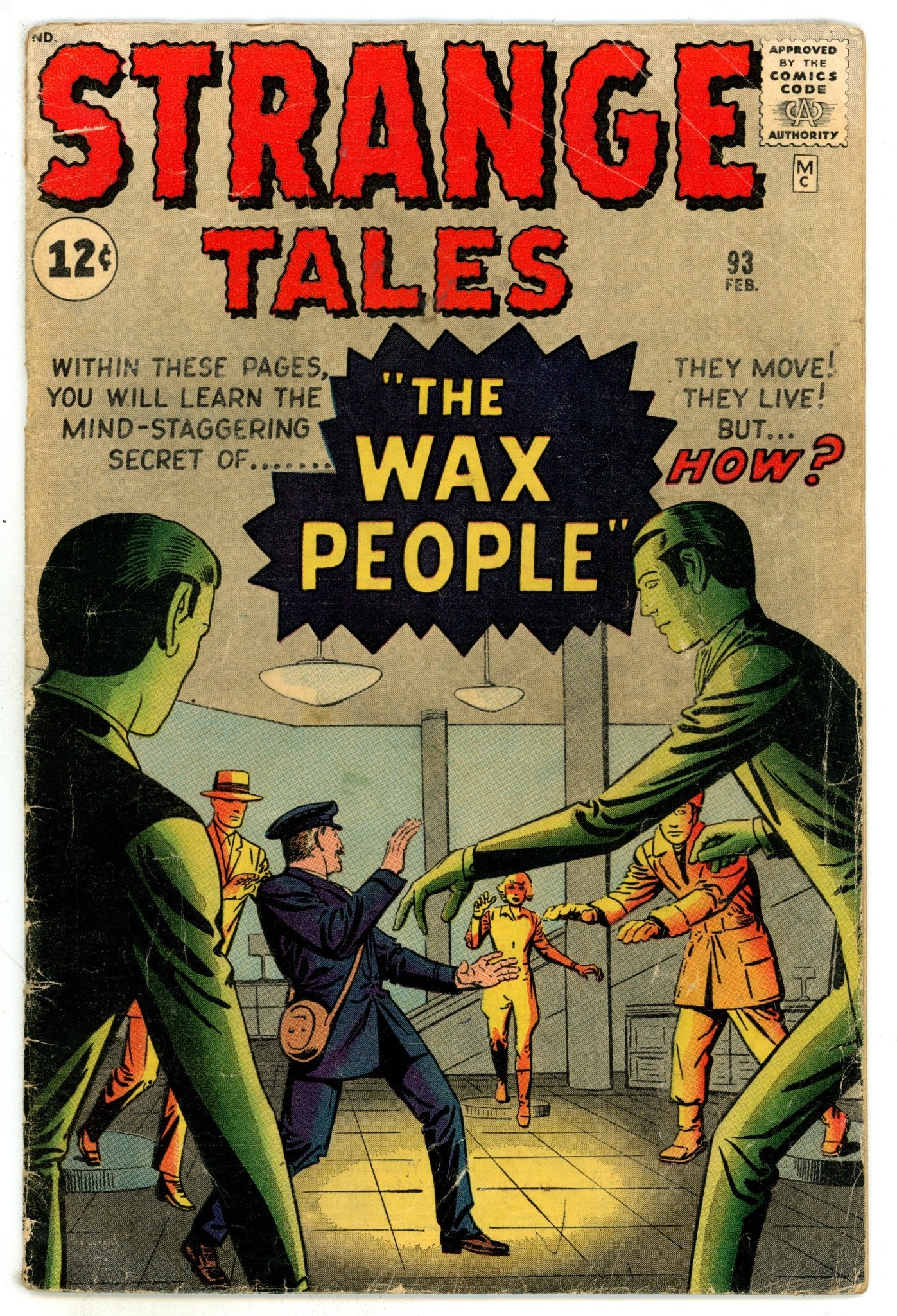 Strange Tales Vol 1 93 GD/VG (3.0) (1962) 