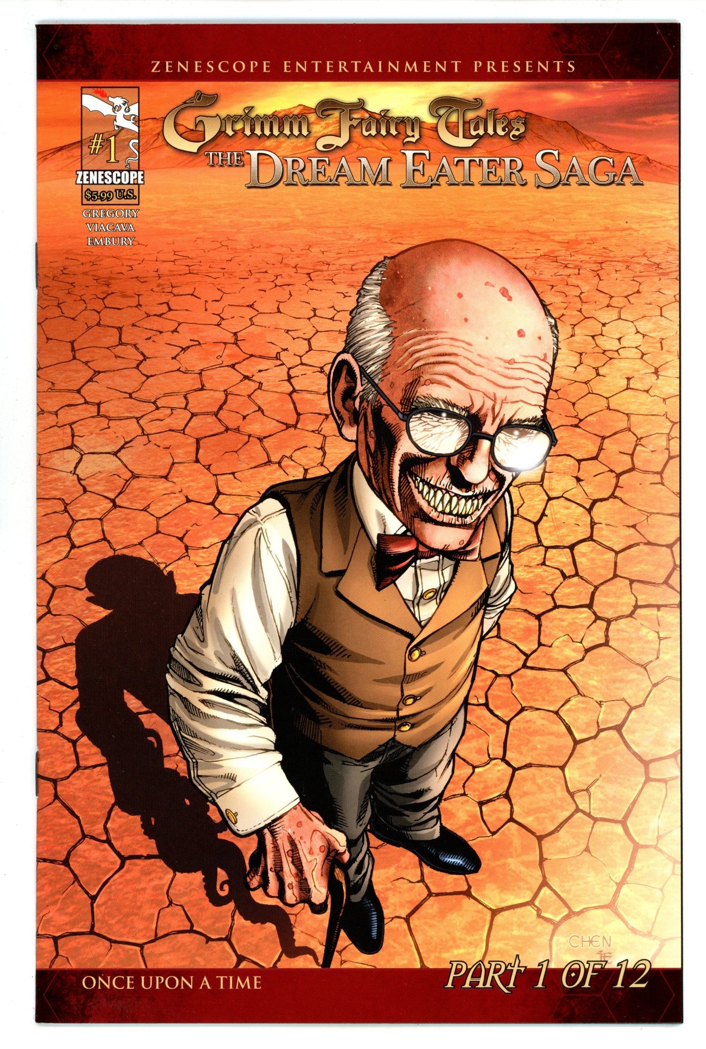 Grimm Fairy Tales: The Dream Eater Saga 1 High Grade (2011) Chen Variant 