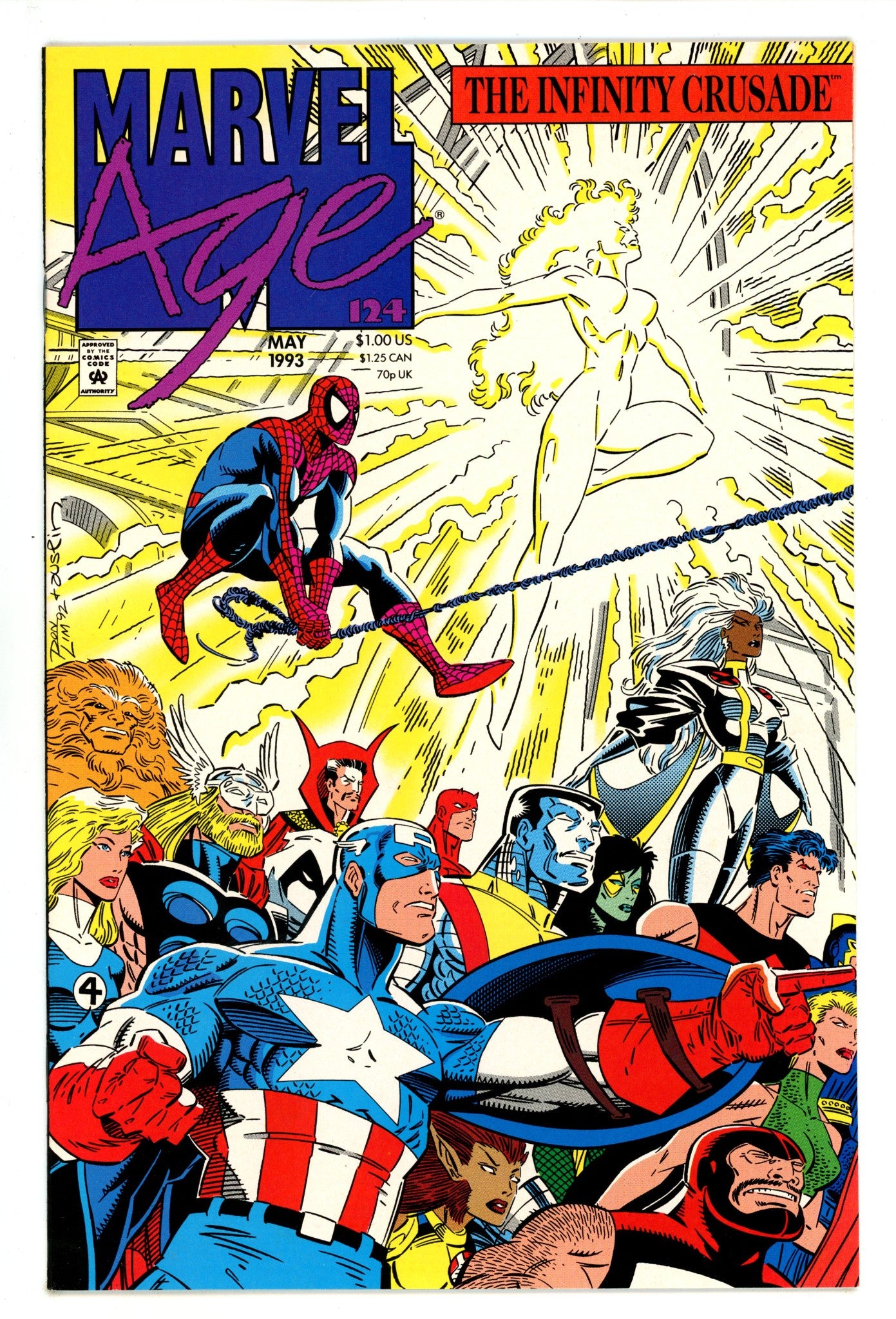 Marvel Age 124 VF (8.0) (1993) Newsstand 