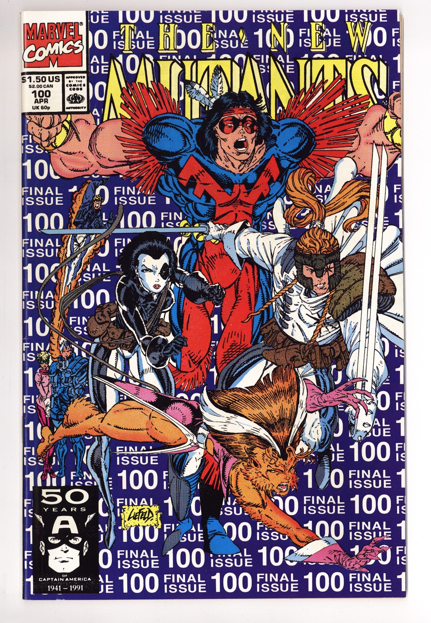 The New Mutants Vol 1 100 High Grade (1991) 