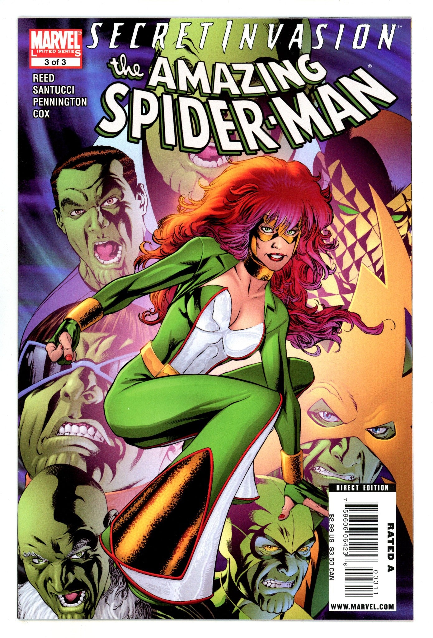 Secret Invasion: The Amazing Spider-Man 3 High Grade (2008) 