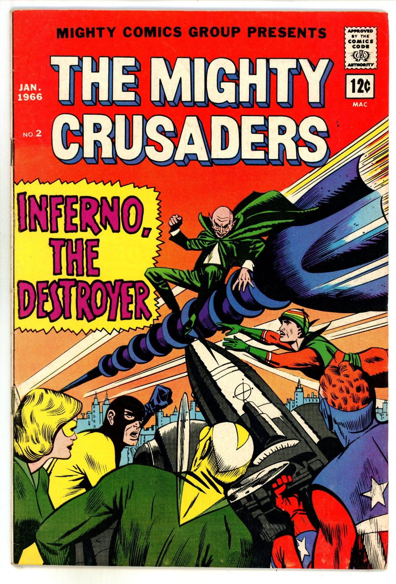 The Mighty Crusaders 2 FN (6.0) (1966) 