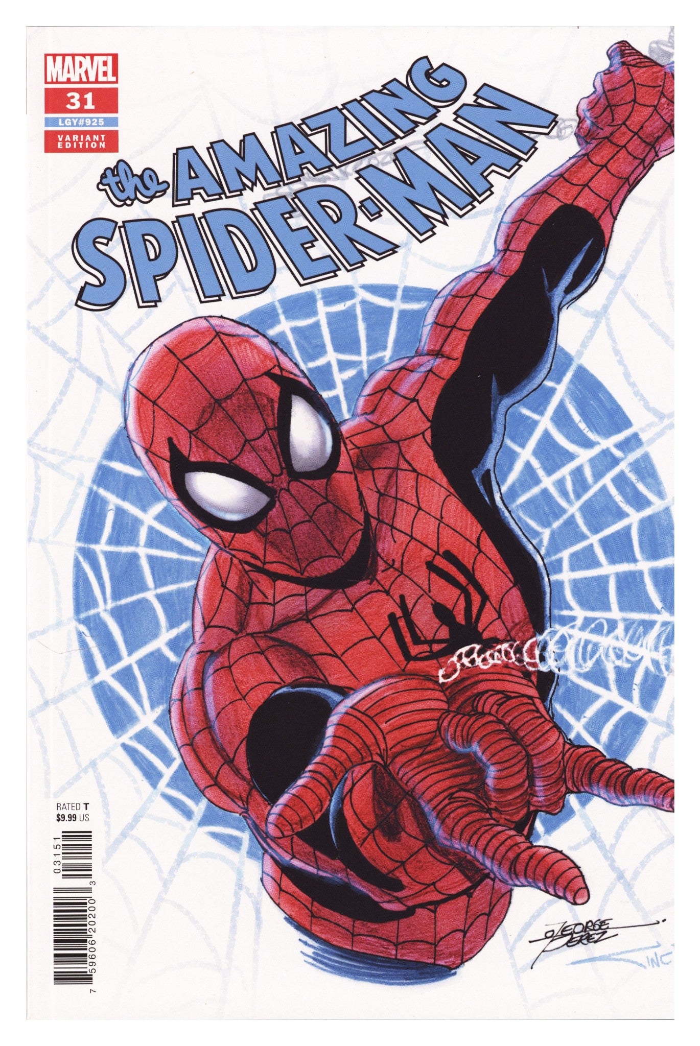The Amazing Spider-Man Vol 6 31 (925) High Grade (2023) Perez Variant 