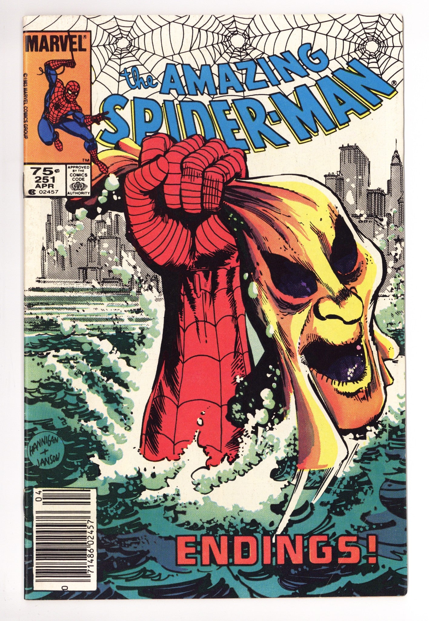 The Amazing Spider-Man Vol 1 251 FN (6.0) (1984) Canadian Price Variant 