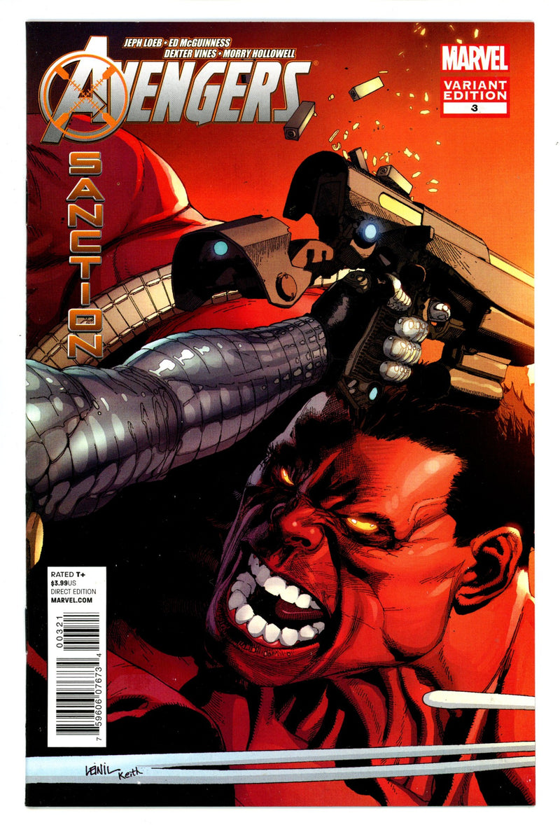 Avengers: X-Sanction 3 High Grade (2012) Yu Incentive Variant 