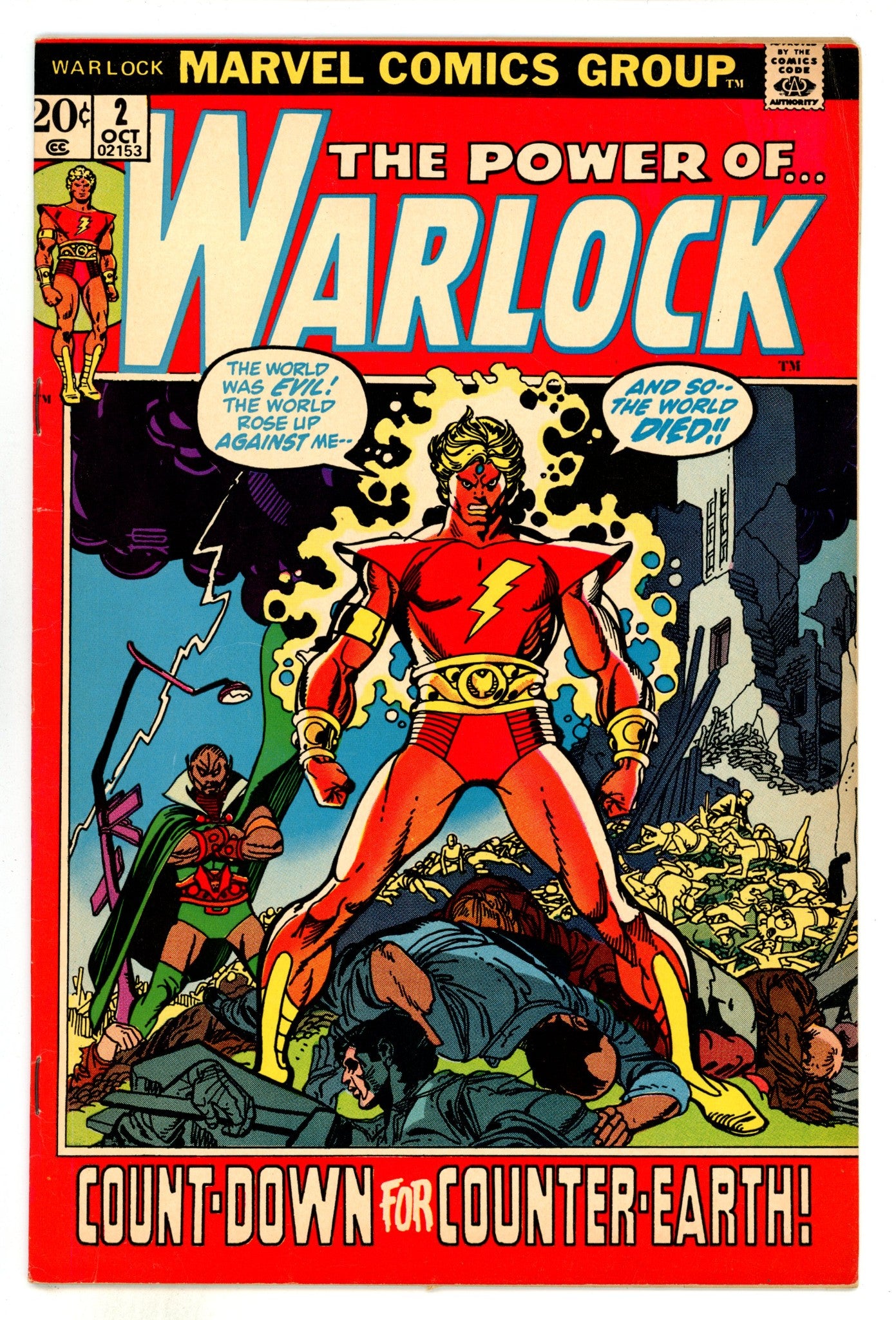 Warlock Vol 1 2 FN+ (6.5) (1972) 