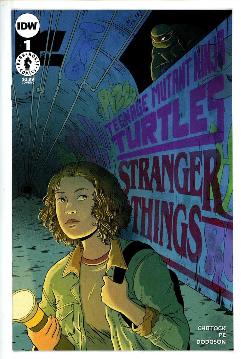 Teenage Mutant Ninja Turtles X Stranger Things 1 Woodall Variant (2023)