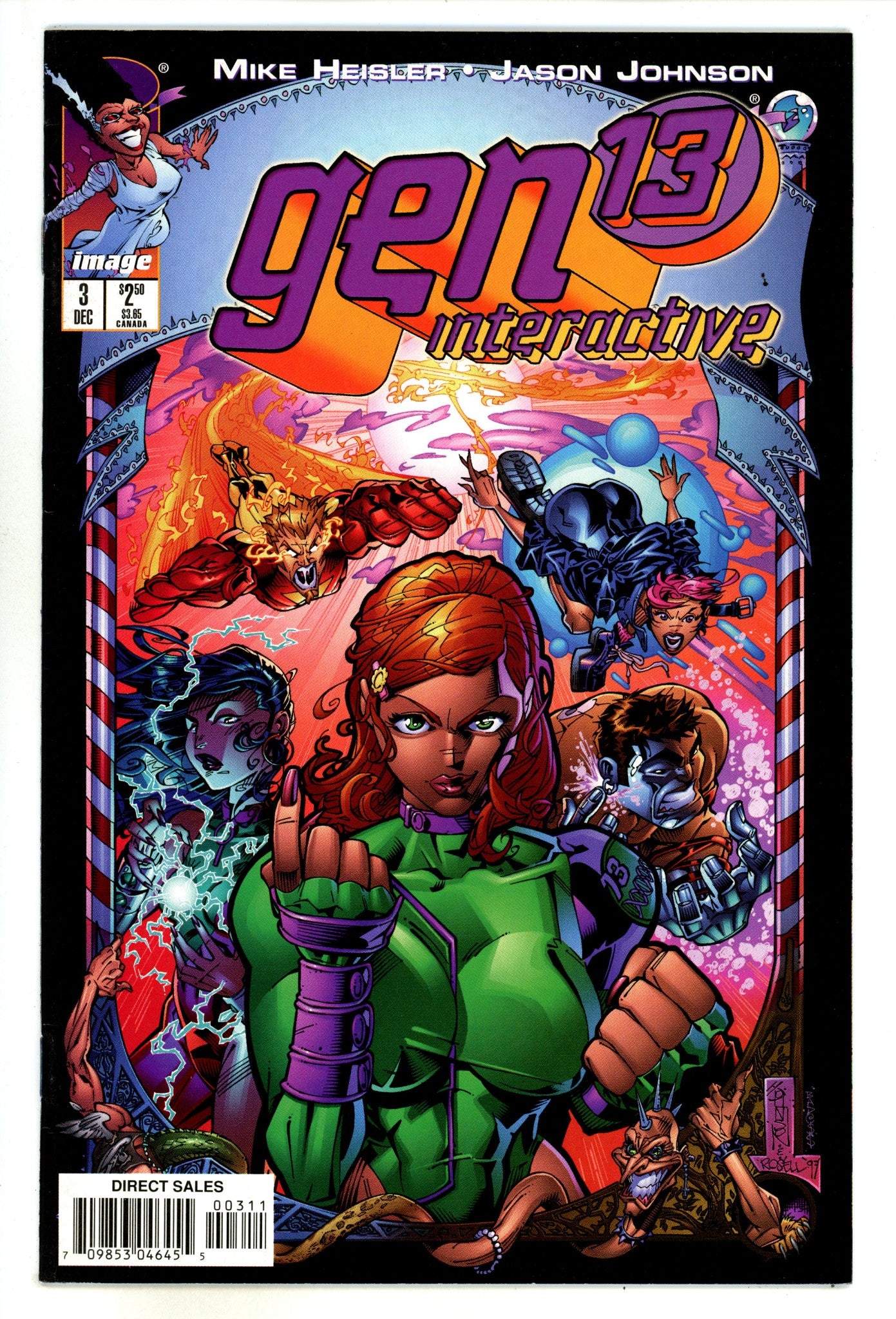 Gen 13 Interactive  3  High Grade  (1998)  