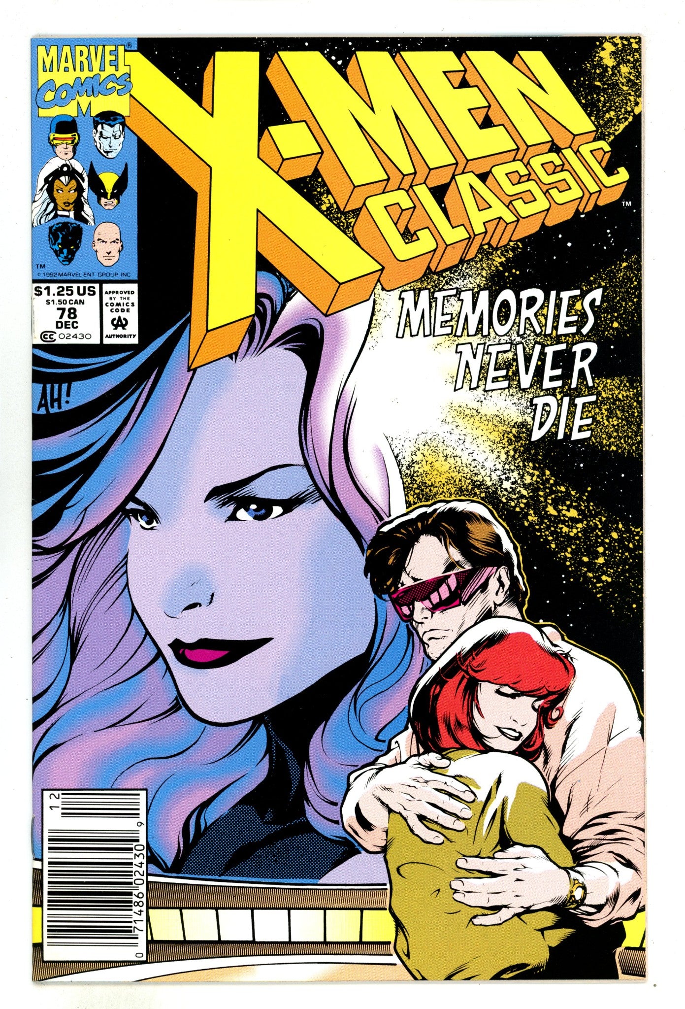 X-Men Classic 78 NM- (9.2) (1992) Newsstand 