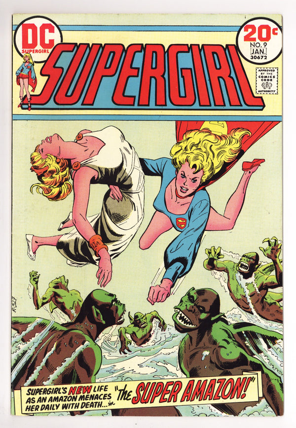 Supergirl Vol 1 9 FN/VF (7.0) (1973)