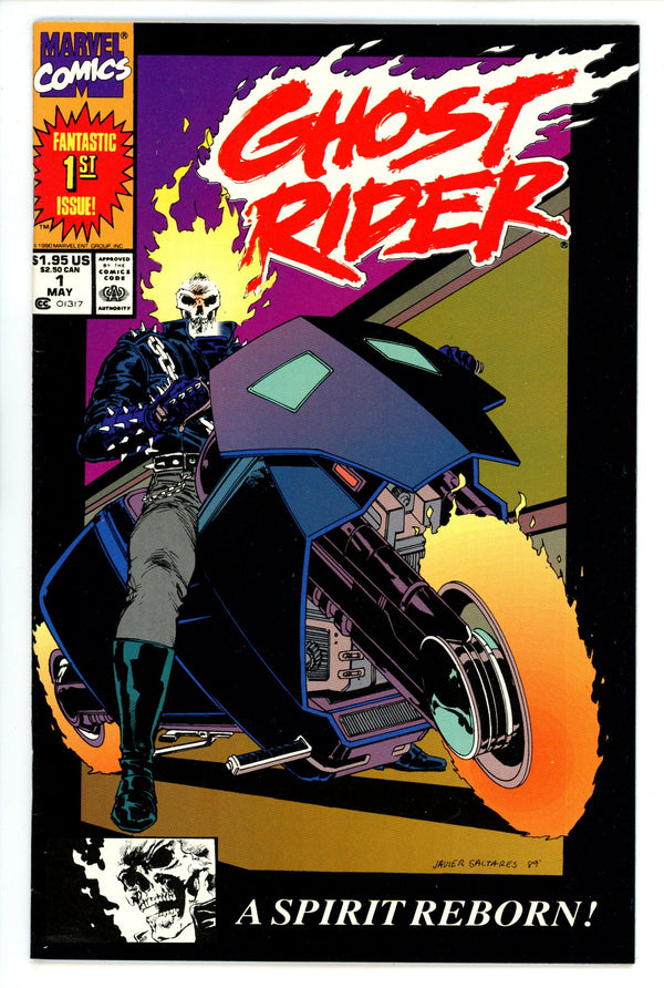 Ghost Rider Vol 2 1 VF (8.0) (1990) 2nd Print