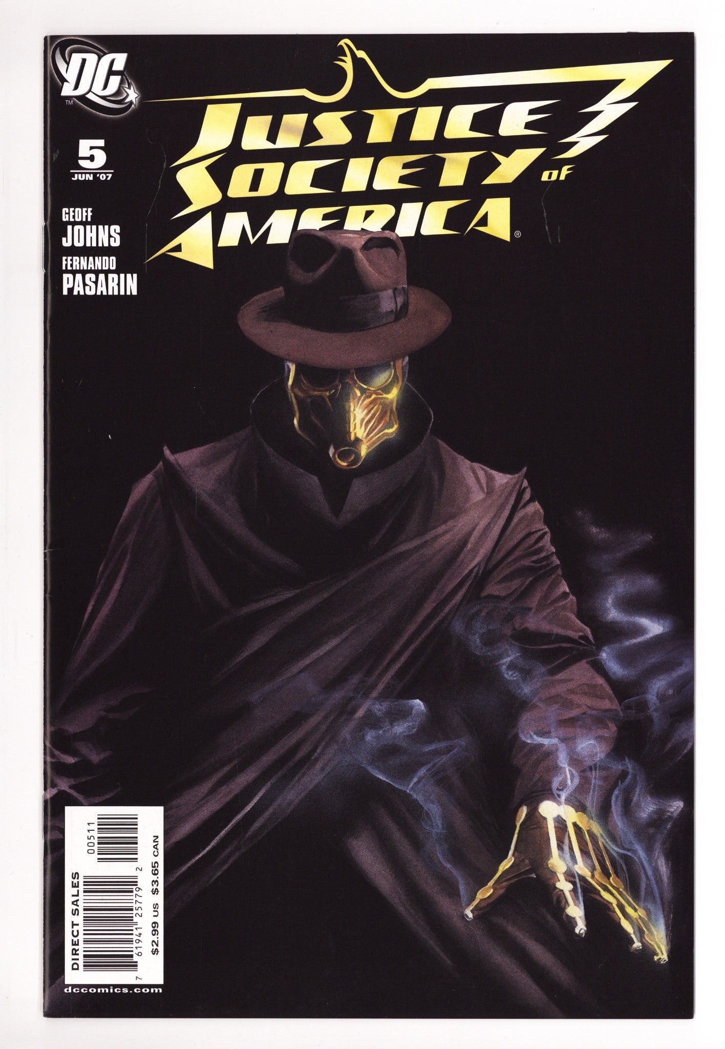Justice Society of America Vol 1 5 Mid Grade (2007) 