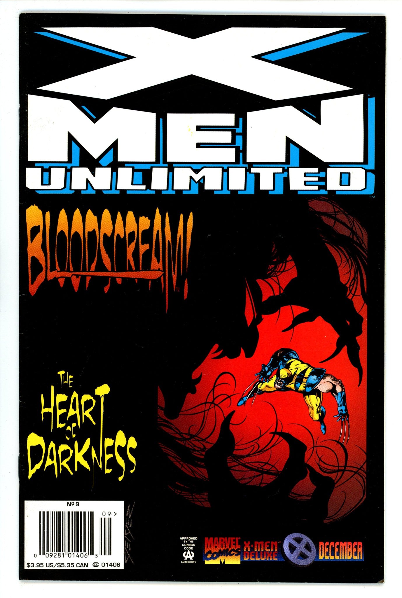 X-Men Unlimited Vol 1 9 Low Grade (1995) Newsstand 