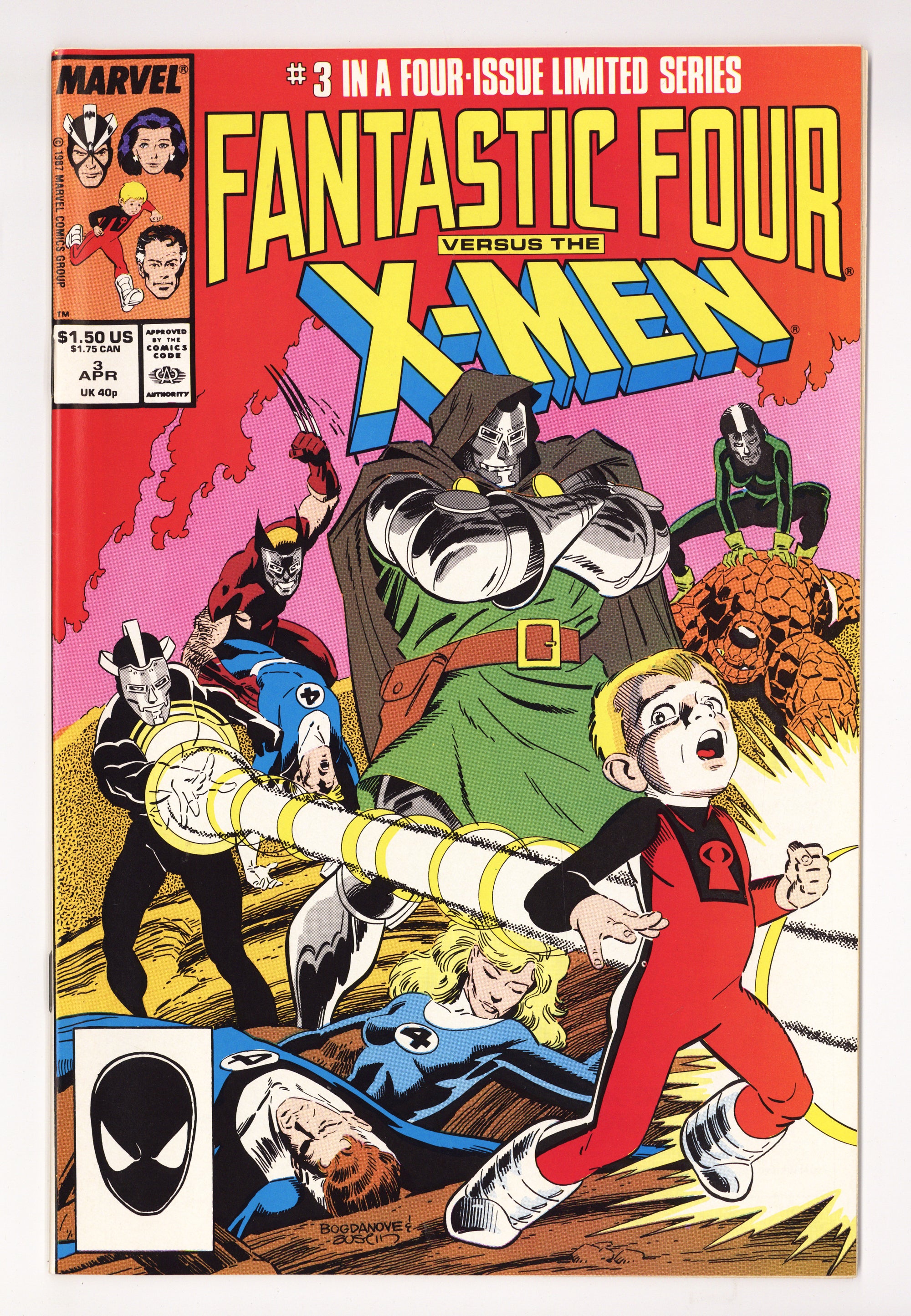 Fantastic Four vs. X-Men 3 High Grade (1987) 