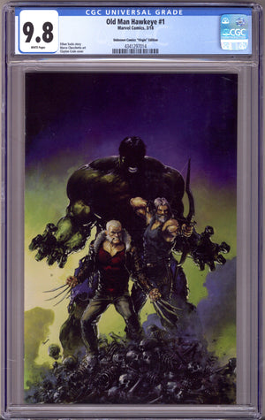 Old Man Hawkeye 1 CGC 9.8 (NM/M) (2018) Crain Virgin Exclusive Variant