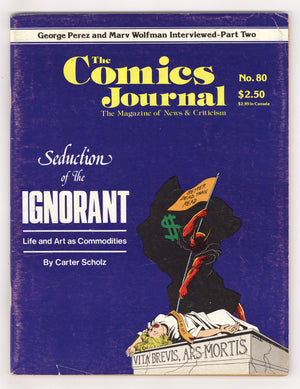 The Comics Journal 80 Very Low Grade (1983)