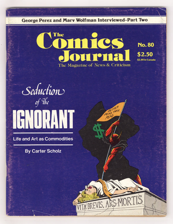 The Comics Journal 80 Very Low Grade (1983)