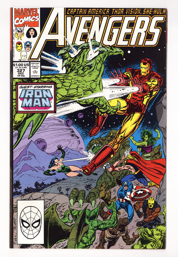 The Avengers Vol 1 327 High Grade (1990)