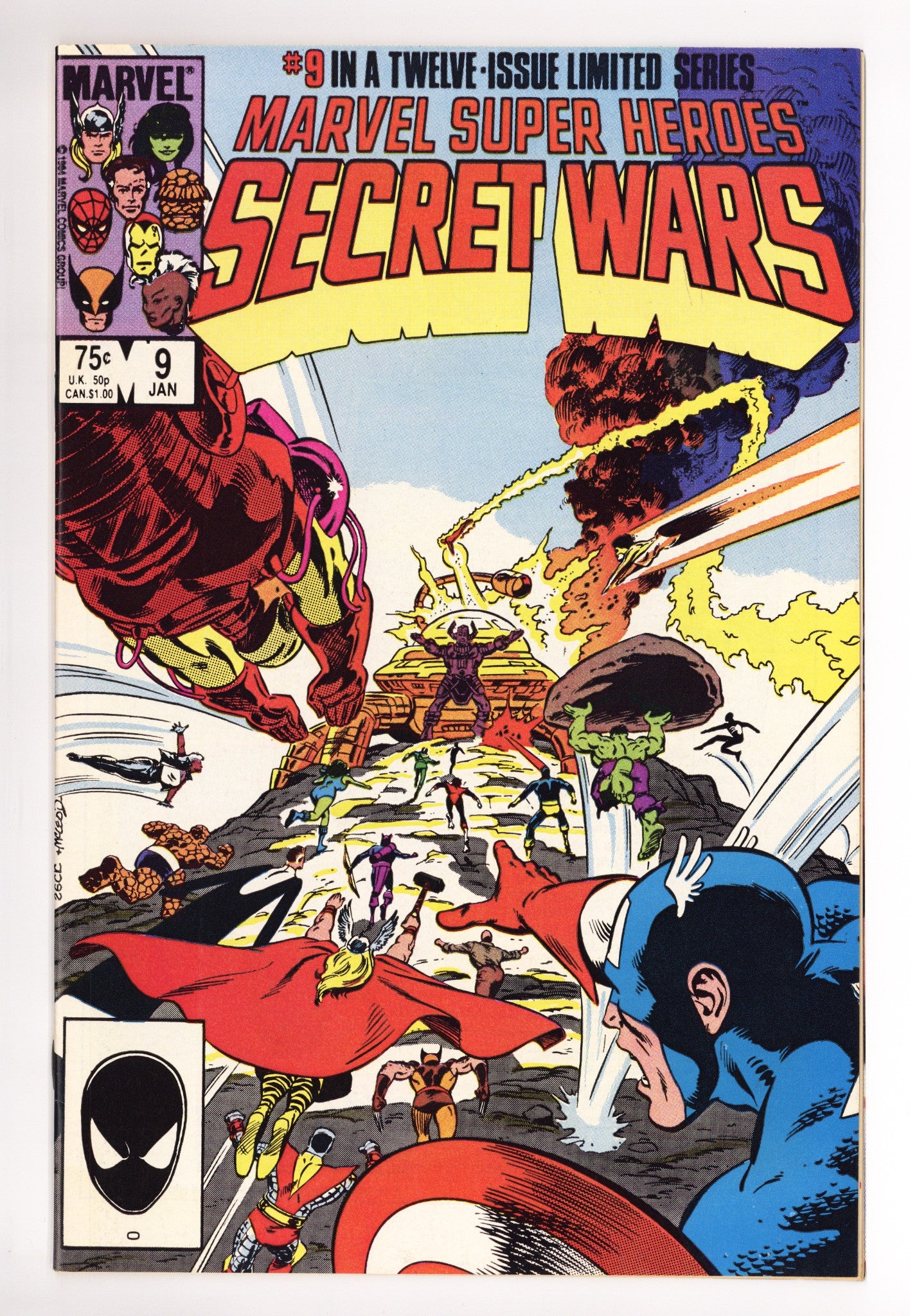 Marvel Super-Heroes Secret Wars 9 VF+ (8.5) (1985) 