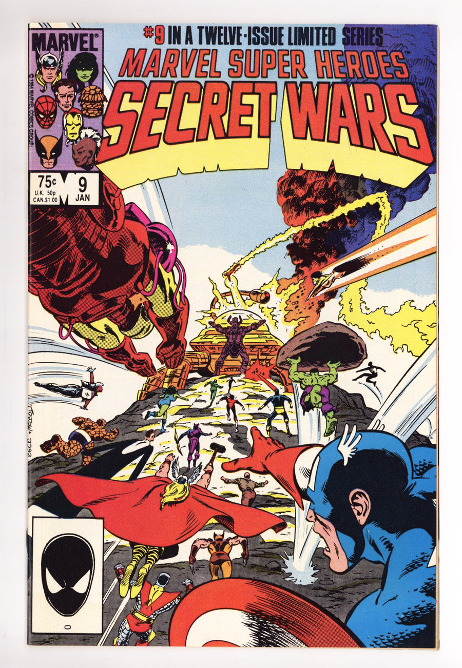 Marvel Super-Heroes Secret Wars 9 VF+ (8.5) (1985) 