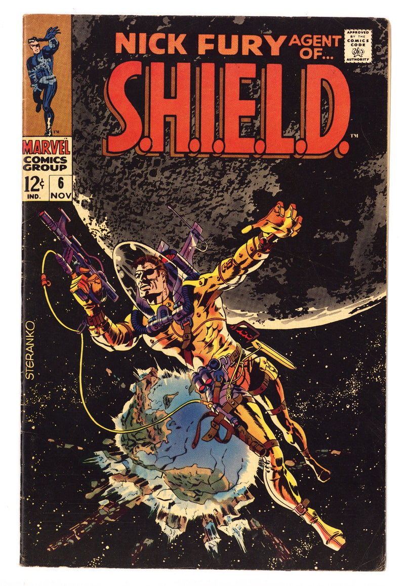 Nick Fury, Agent of SHIELD Vol 1 6 FN (6.0) (1968) 