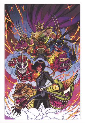 Mighty Morphin Power Rangers / Teenage Mutant Ninja Turtles Vol 3 2 VF/NM (9.0) (2025) Smith Virgin Incentive Variant