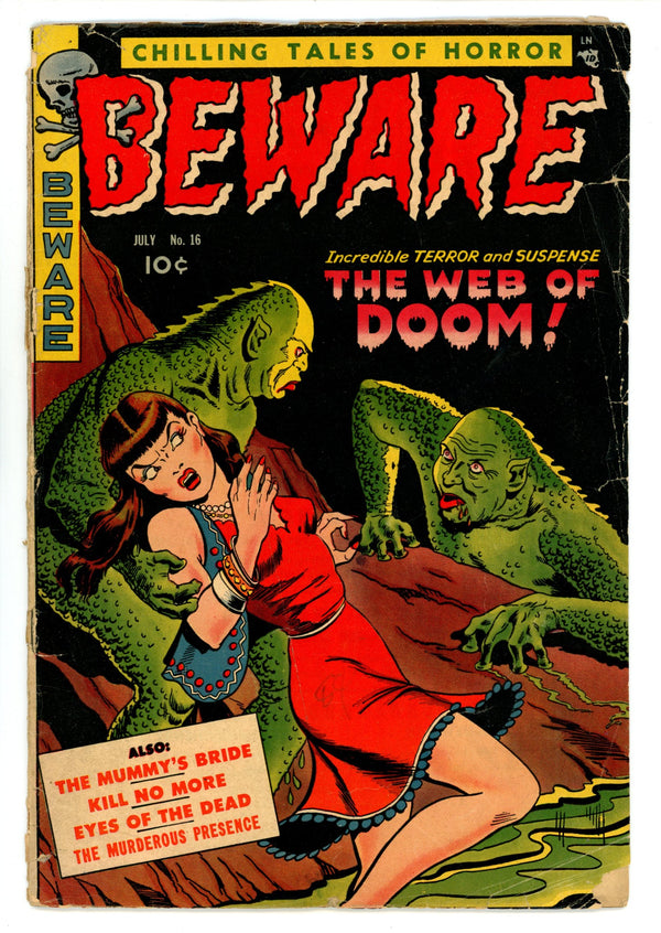 Beware 16 [4] FR (1.0) Cover Detached (1953)