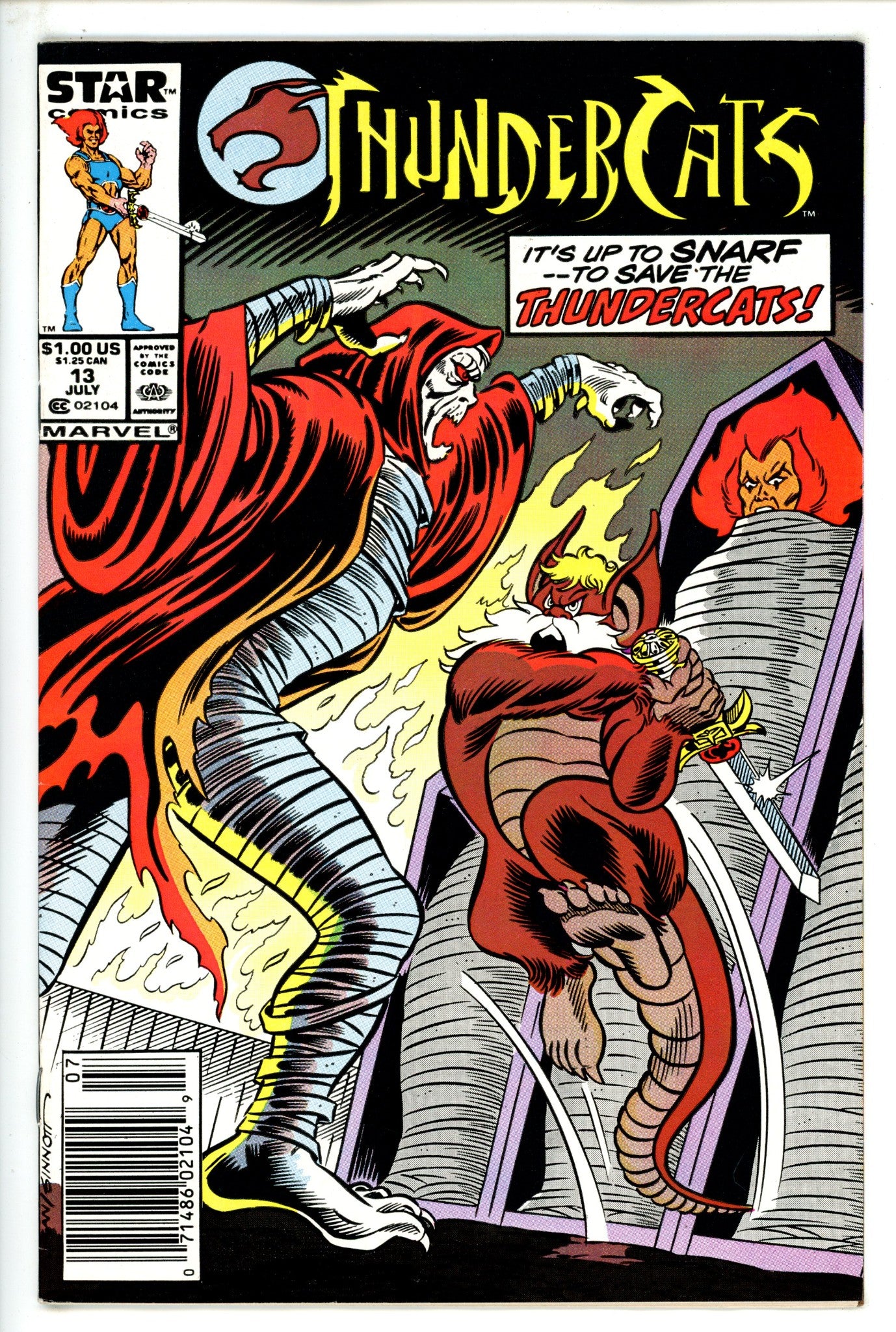 Thundercats 13 FN (6.0) (1987) Newsstand 