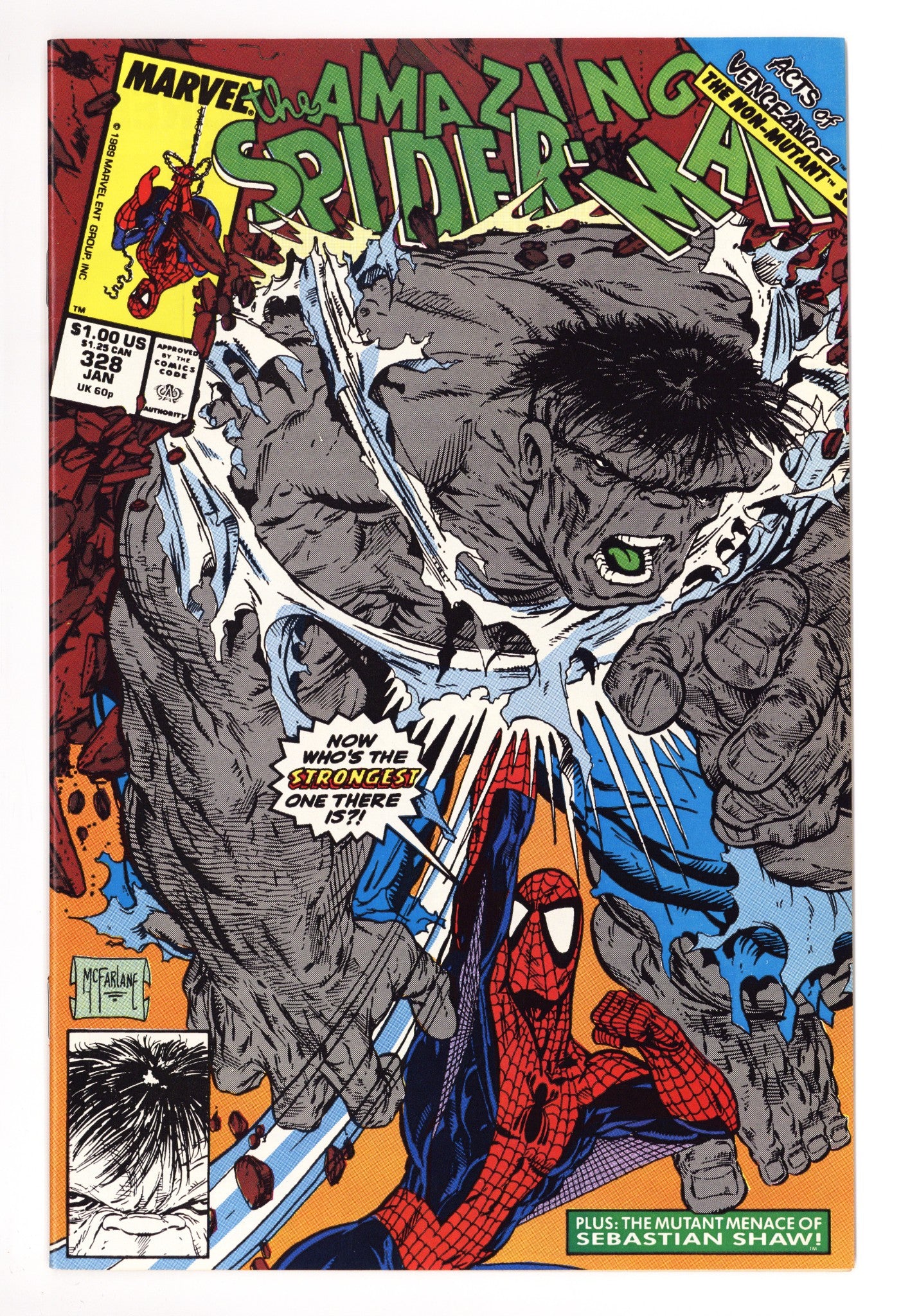 The Amazing Spider-Man Vol 1 328 VF/NM (9.0) (1990) 