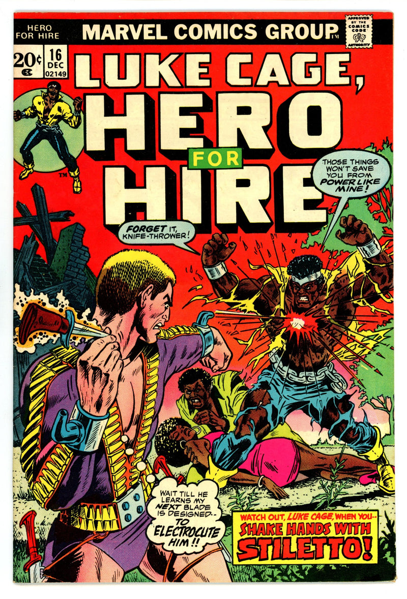 Hero for Hire 16 FN (6.0) (1973) 