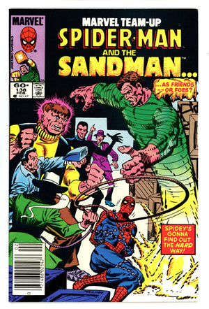 Marvel Team-Up Vol 1 138 High Grade (1984) Newsstand