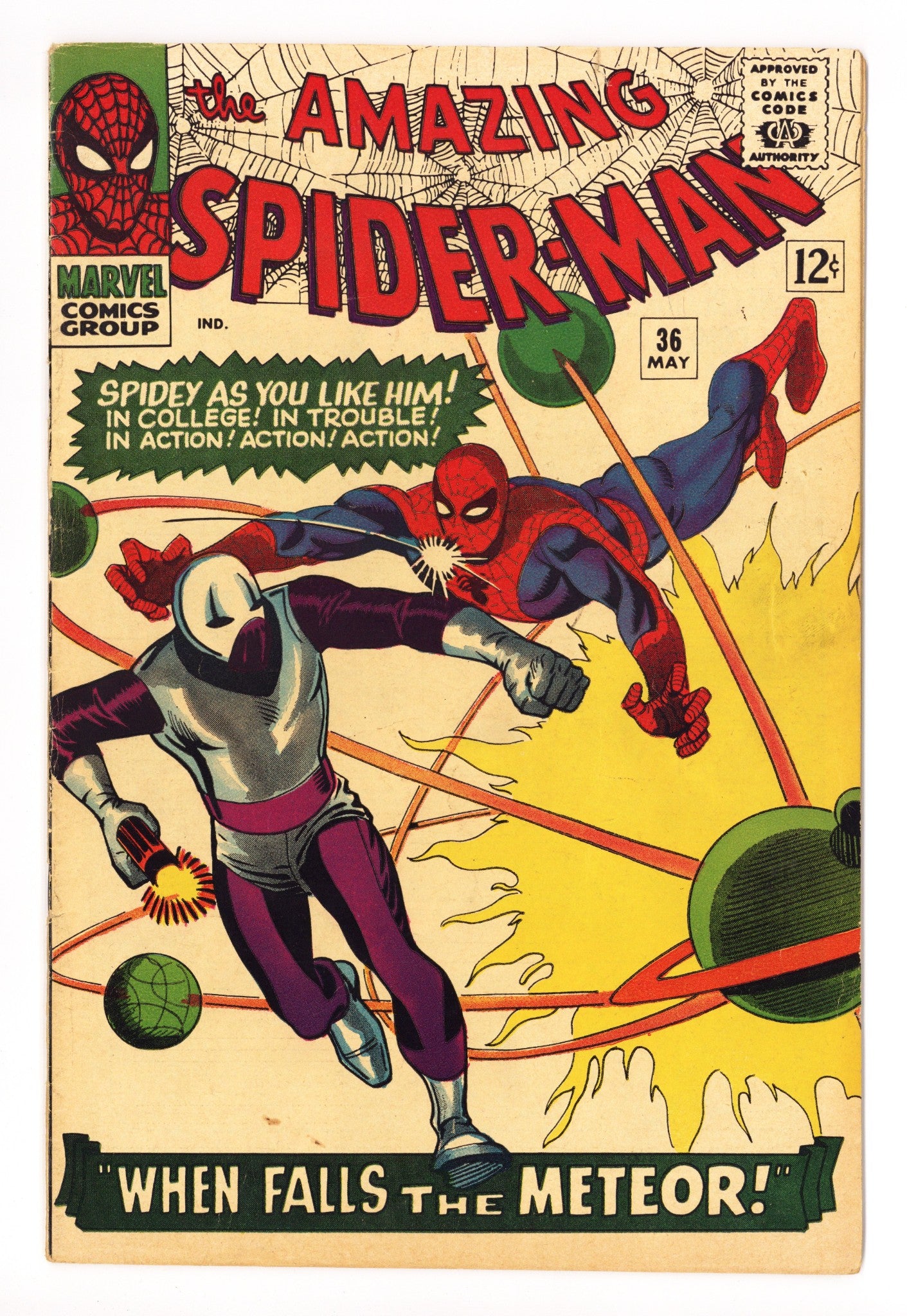 The Amazing Spider-Man Vol 1 36 VG+ (4.5) (1966) 