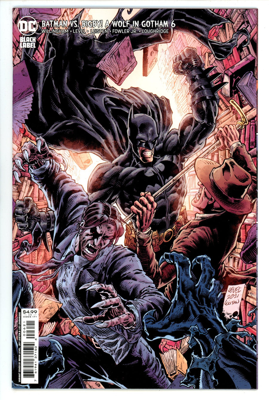 Batman vs. Bigby! A Wolf in Gotham 6 High Grade (2022) Level Variant 