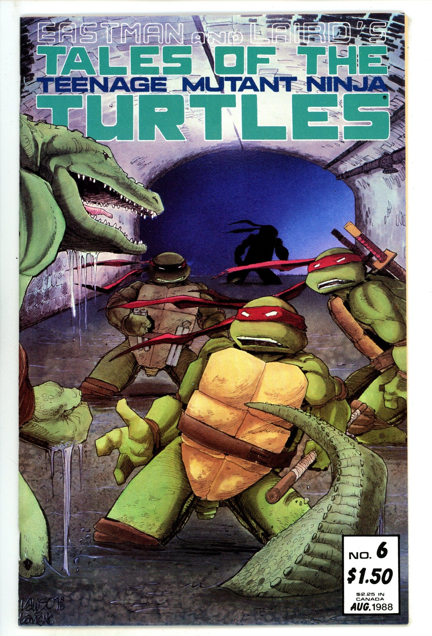 Teenage Mutant Ninja Turtles Vol 1 6 NM- (9.2) (1986) 