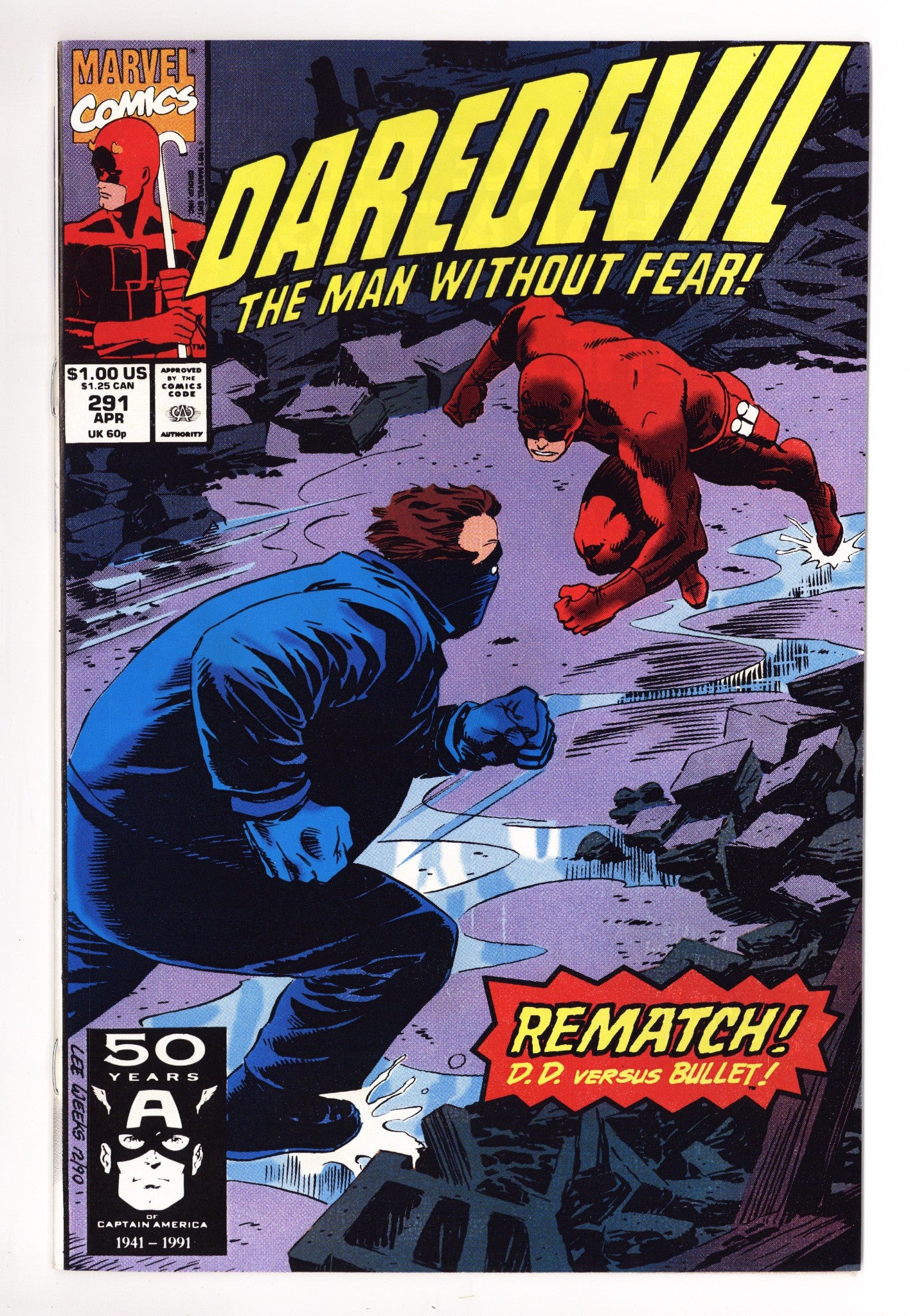 Daredevil Vol 1 291 High Grade (1991) 
