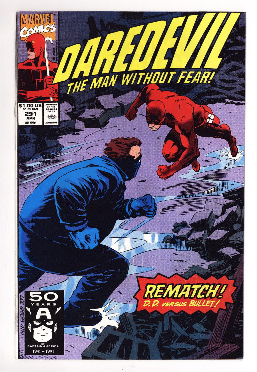 Daredevil Vol 1 291 High Grade (1991) 