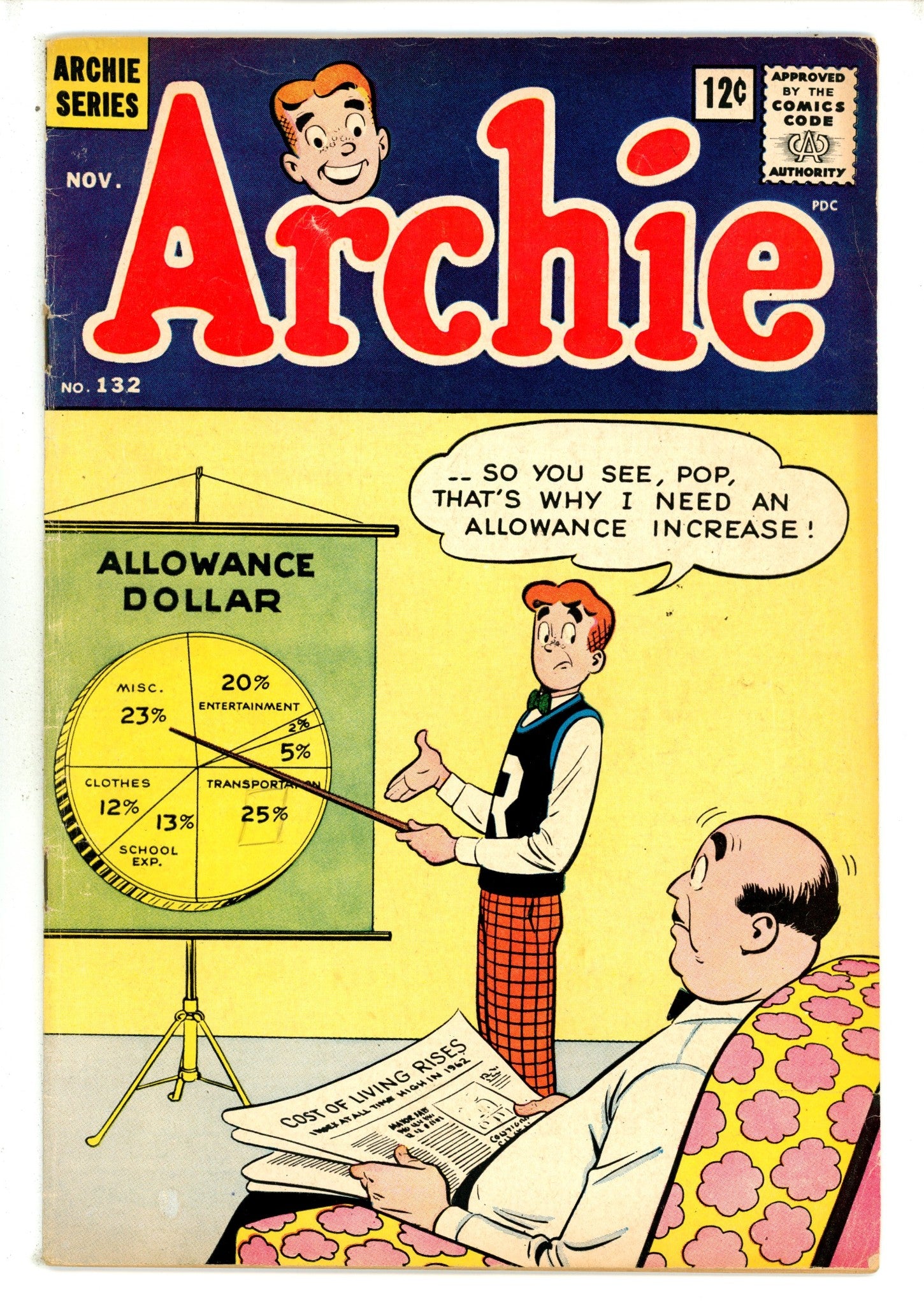 Archie Vol 1 132 VG+ (1962)
