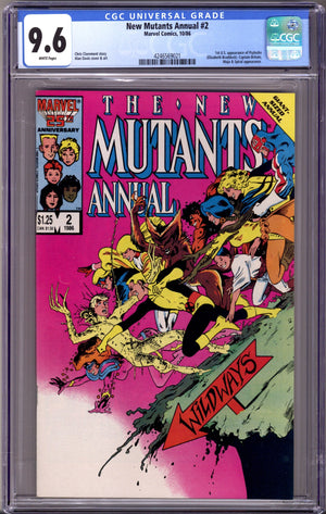 The New Mutants Annual Vol 1 2 CGC 9.6 (NM+) (1986)