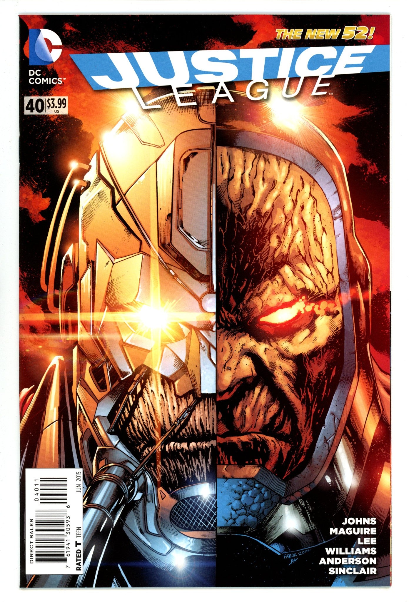 Justice League Vol 1 40 NM (9.4) (2015) 