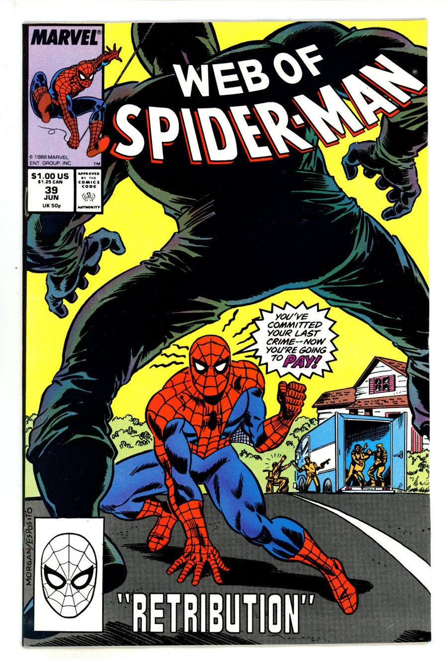 Web of Spider-Man Vol 1 39 High Grade (1988) 