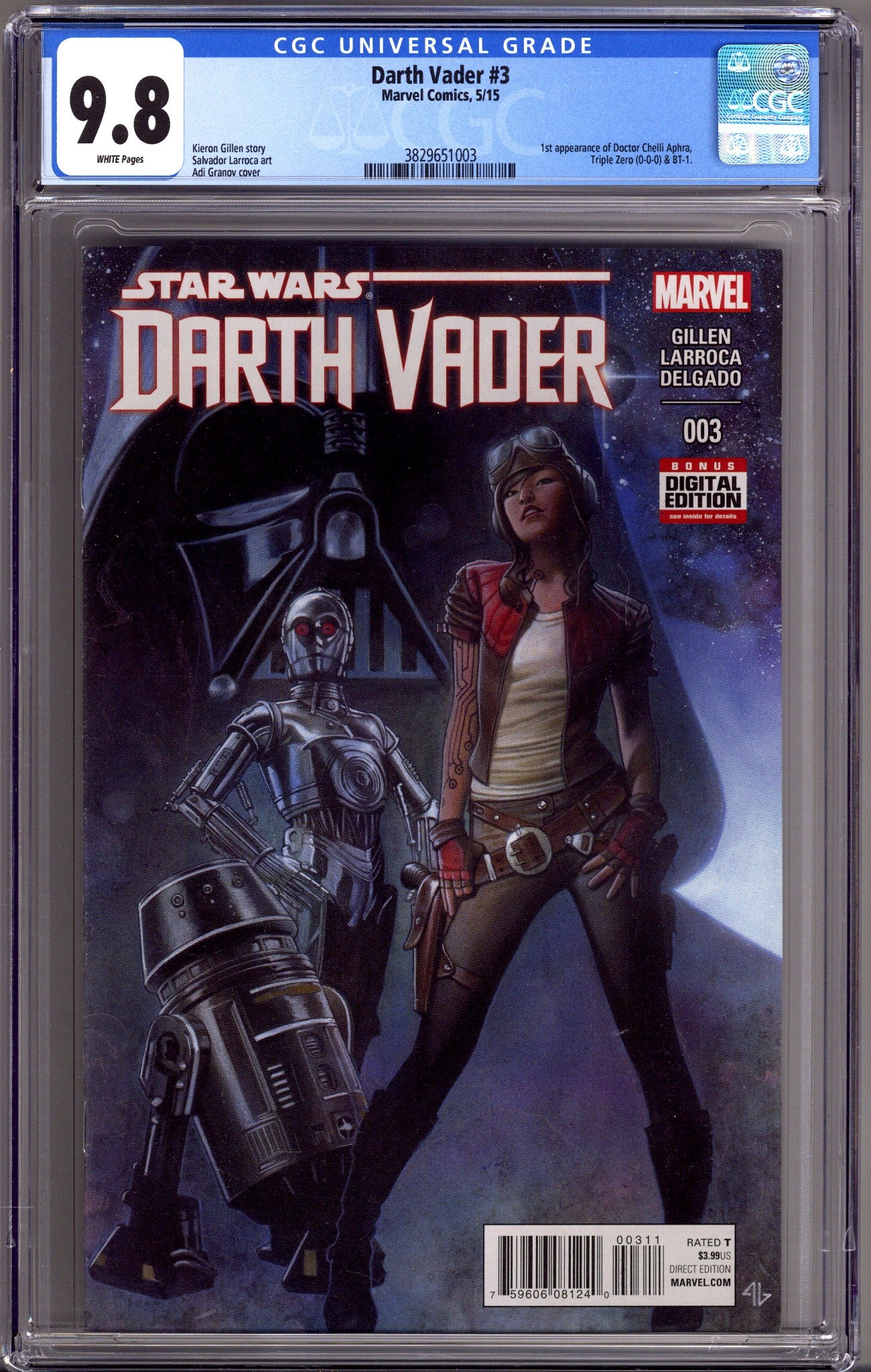 Darth Vader Vol 1 3 CGC 9.8 (NM/M) (2015) 