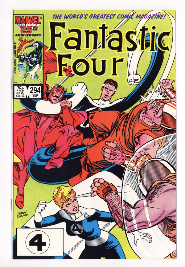 Fantastic Four Vol 1 294 High Grade (1986)