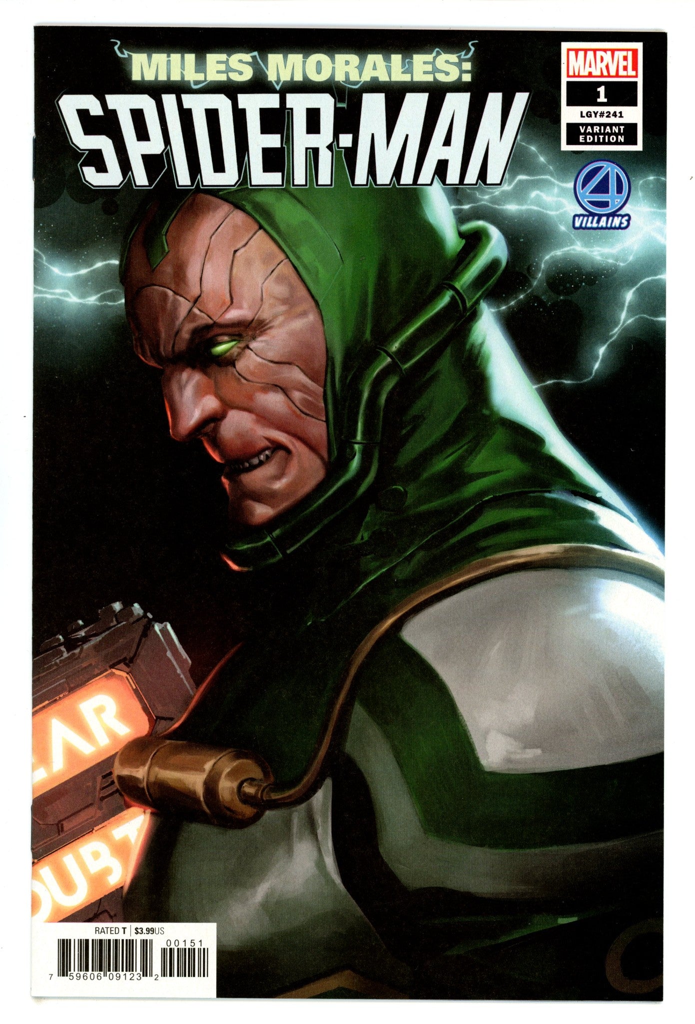 Miles Morales: Spider-Man Vol 1 1 NM- (9.2) (2019) Djurdjević Variant 