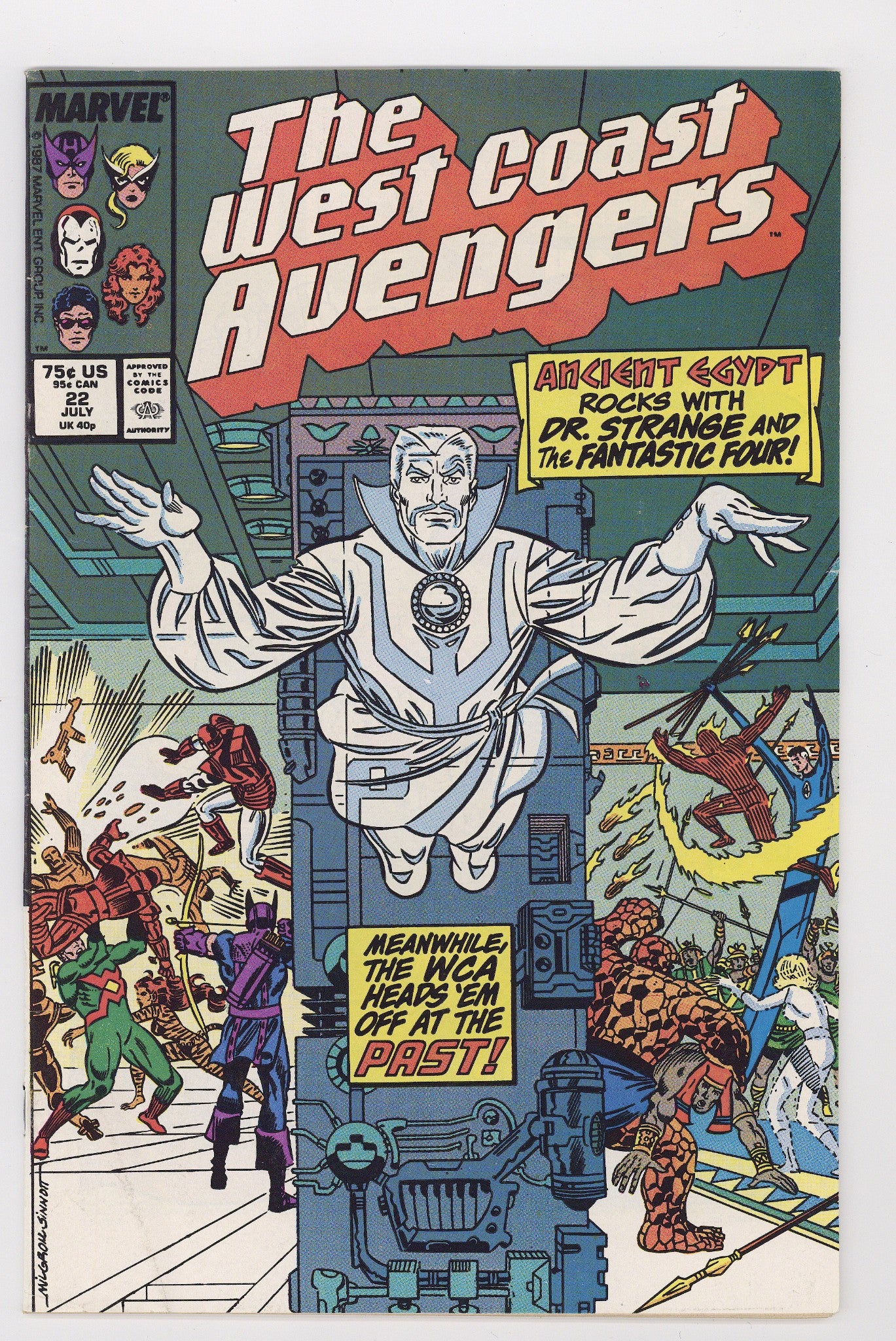 West Coast Avengers Vol 2 22 Mid Grade (1987) 