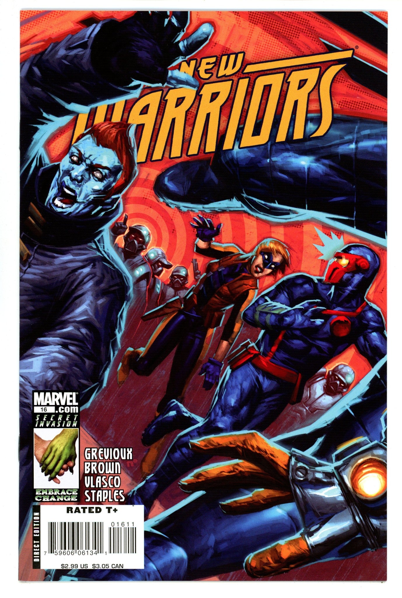 New Warriors Vol 4 16 High Grade (2008) 