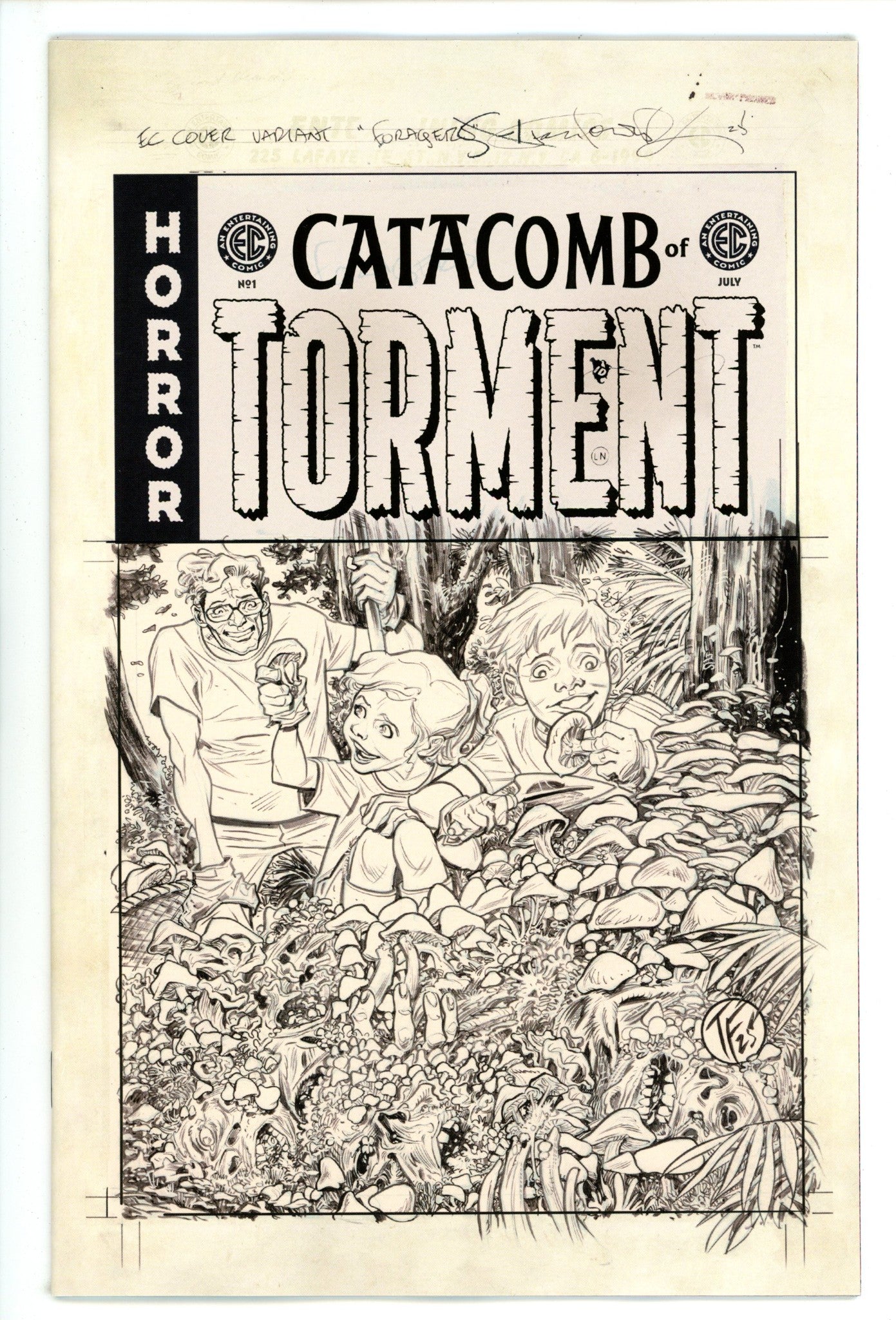 EC Catacomb Of Torment 1 Fowler B&W Incentive Variant VF/NM (2025)