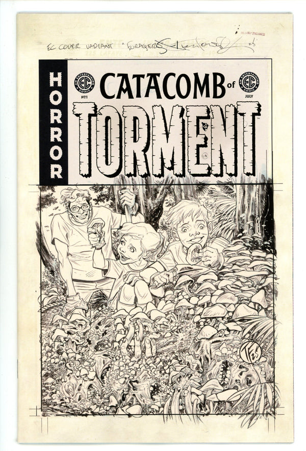 EC Catacomb Of Torment 1 Fowler B&W Incentive Variant VF/NM (2025)