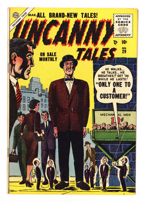 Uncanny Tales Vol 1 29 VG+ (4.5) (1955)