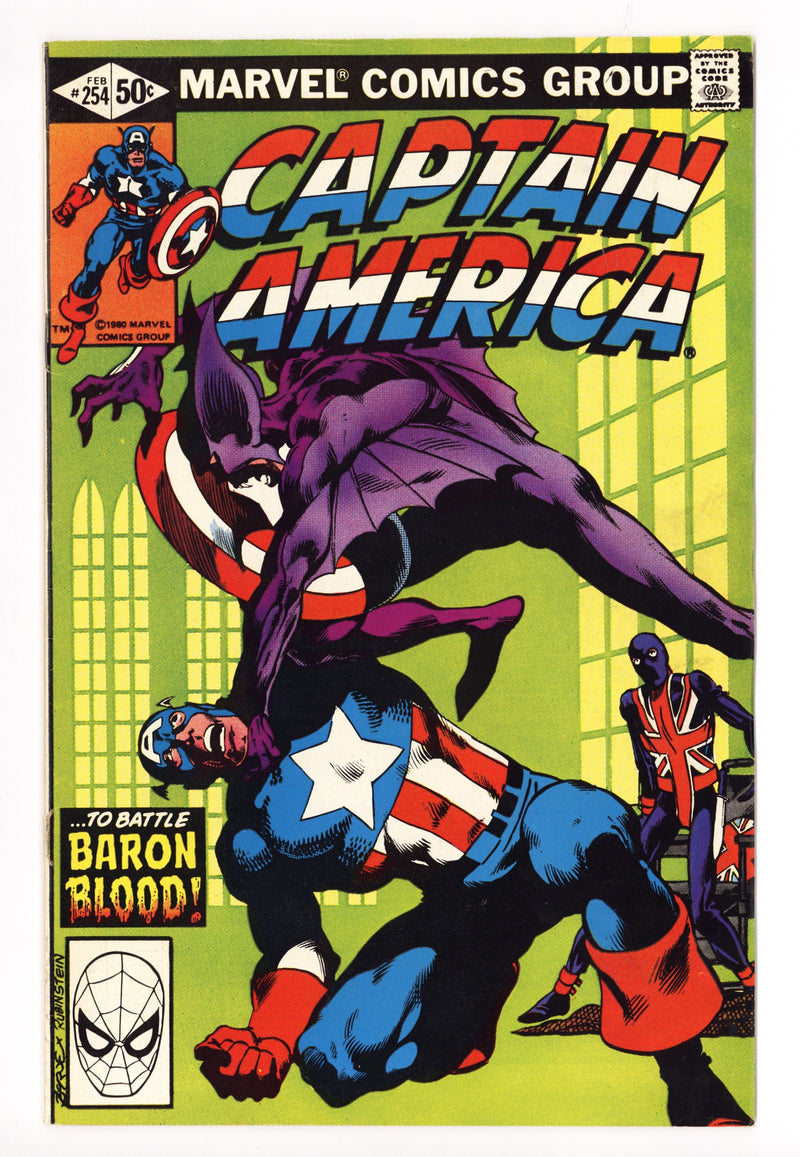 Captain America Vol 1 254 Low Grade (1981) 