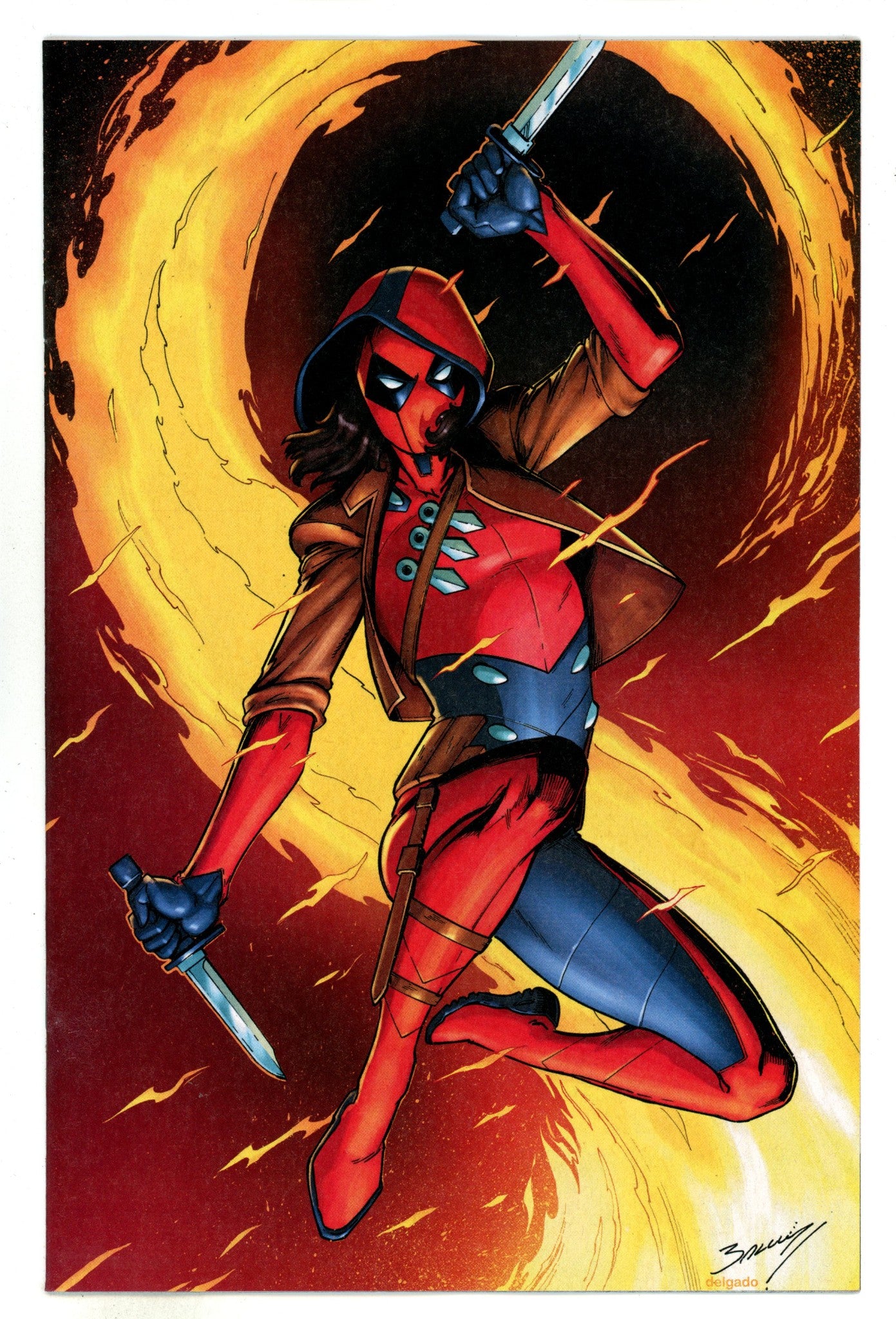 Deadpool Vol 9 7 Bagley 2nd Print Virgin Incentive Variant NM (2024)